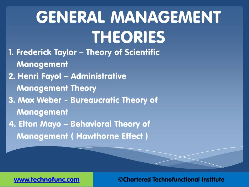 Fayol's Administrative Management Theory Pdf Download