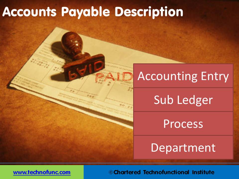 Accounts Payable Description 