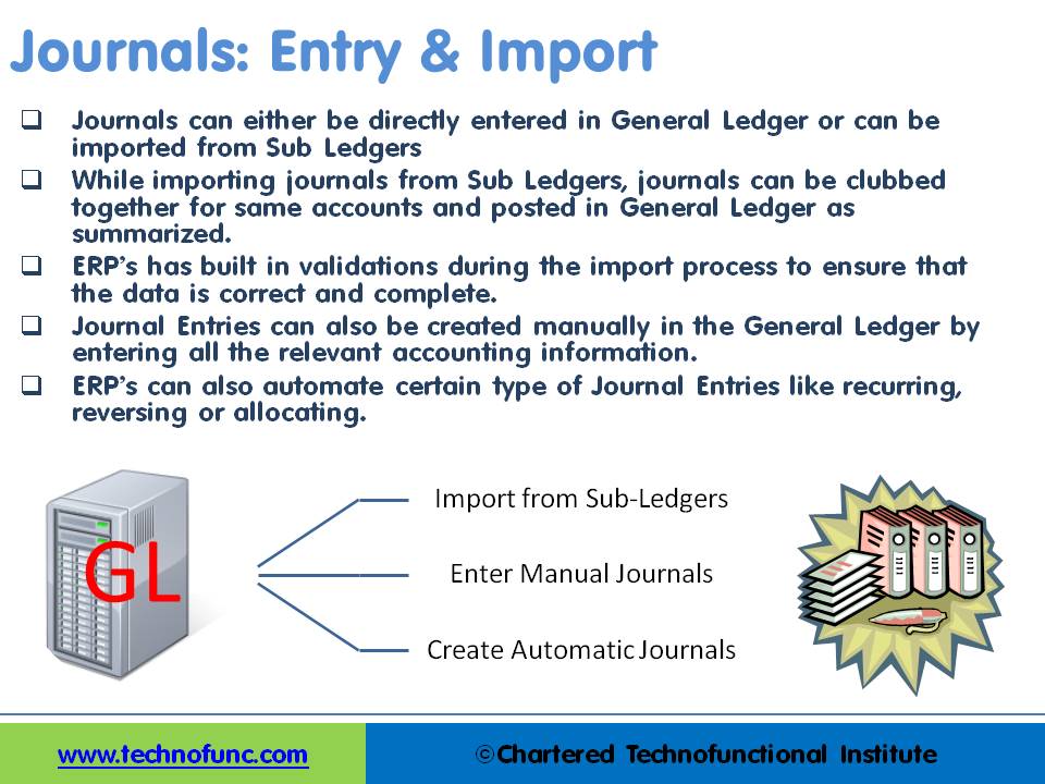 GL - Journal Entry & Import