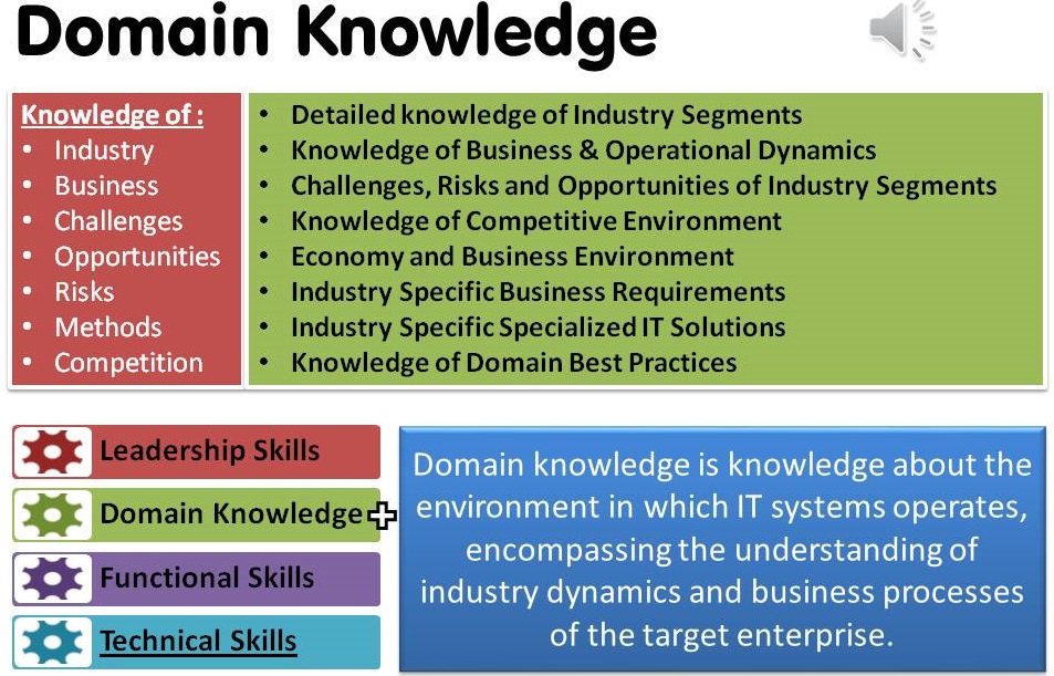 Building Your Domain Knowledge