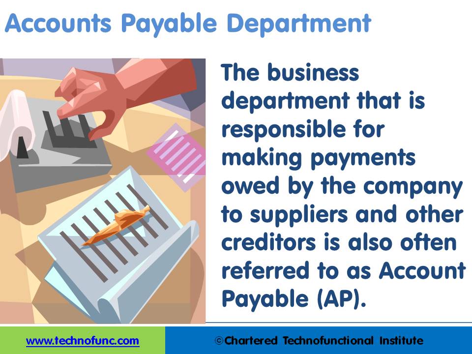 Accounts Payable Department
