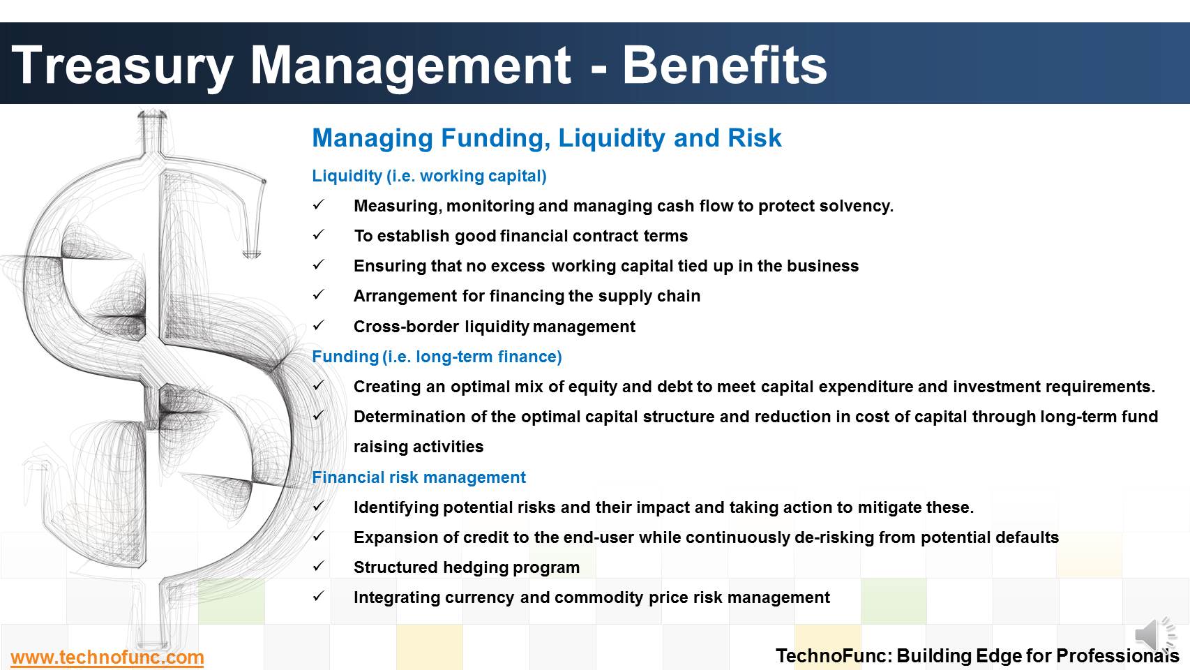 Treasury Management - Benefits