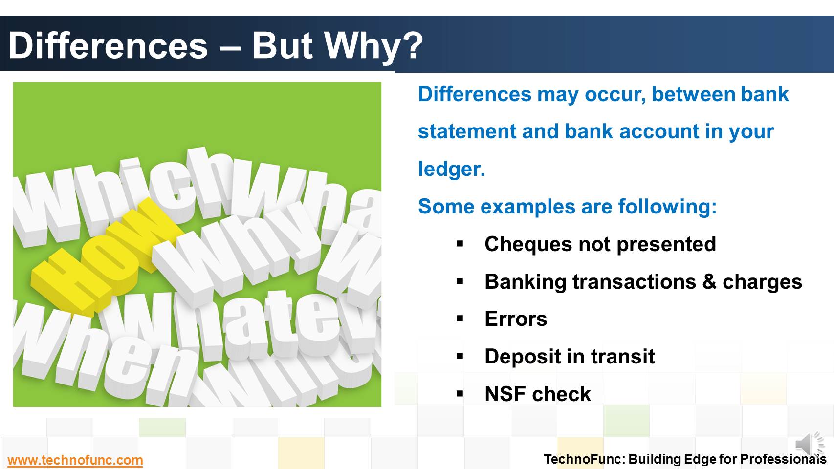 Differences – But Why?