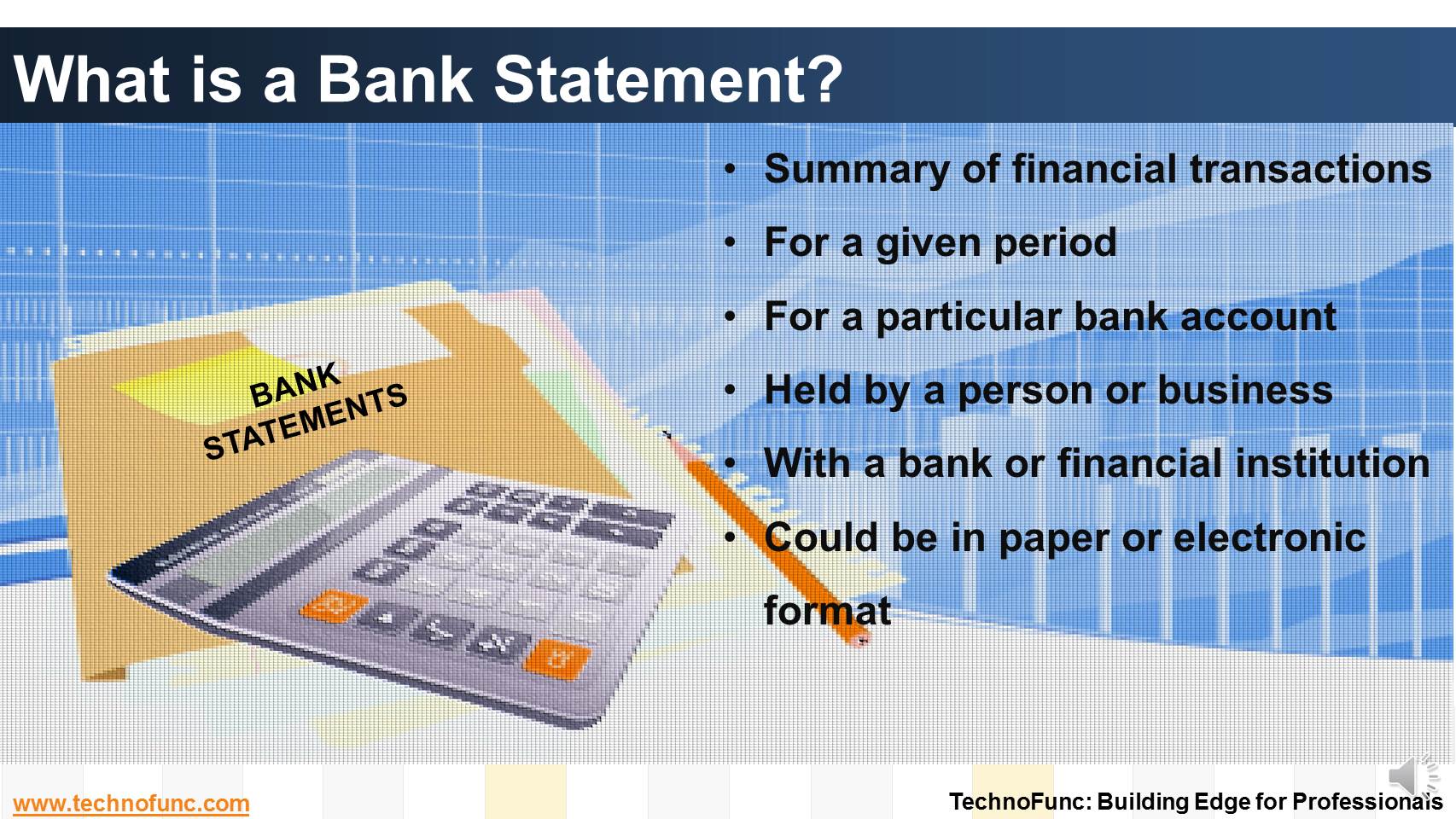 What is a Bank Statement?